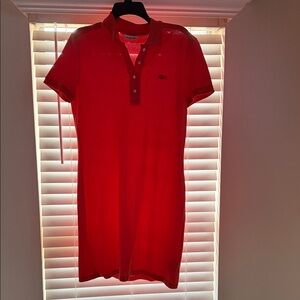 Lacoste Vibrant orange Polo Dress